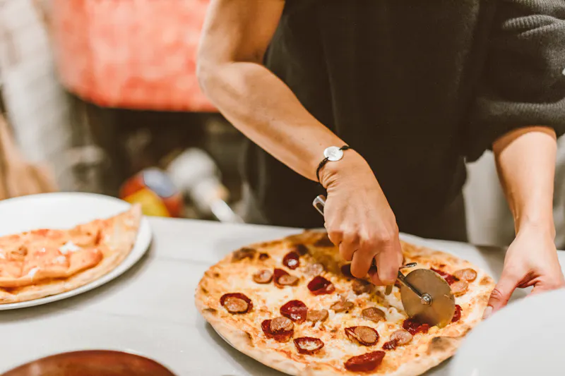 Spinach Deep Dish Pizza
